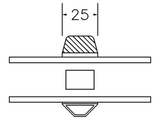 25 MM SKRÅ KEHL - 2-LAGS 25 MM SKRÅ KEHL - 2-LAGS