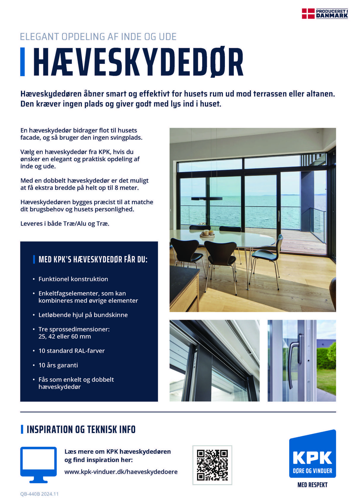 KPK Hæveskydedør Foto