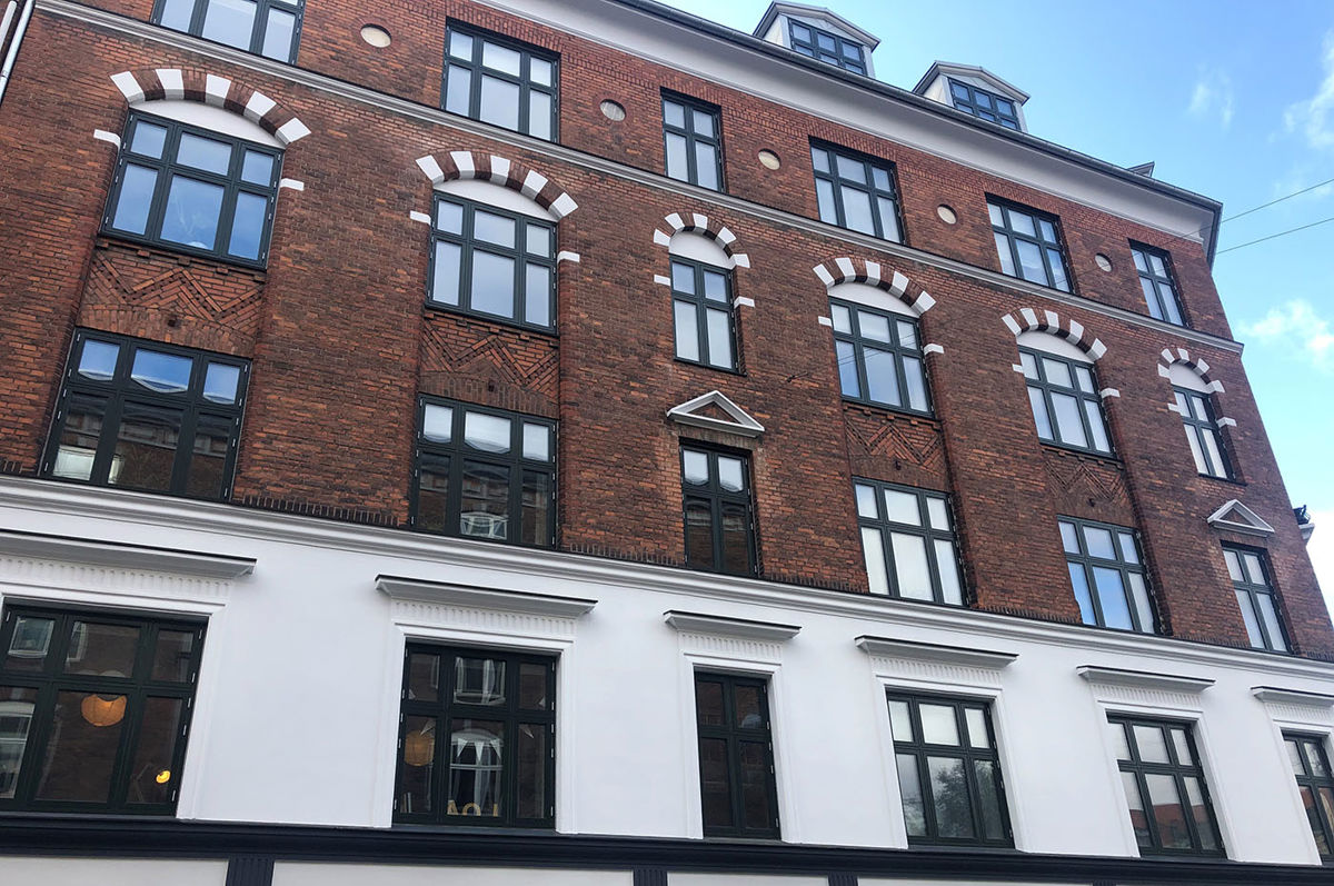 Broagergade Facade Frederiksberg Grøn
