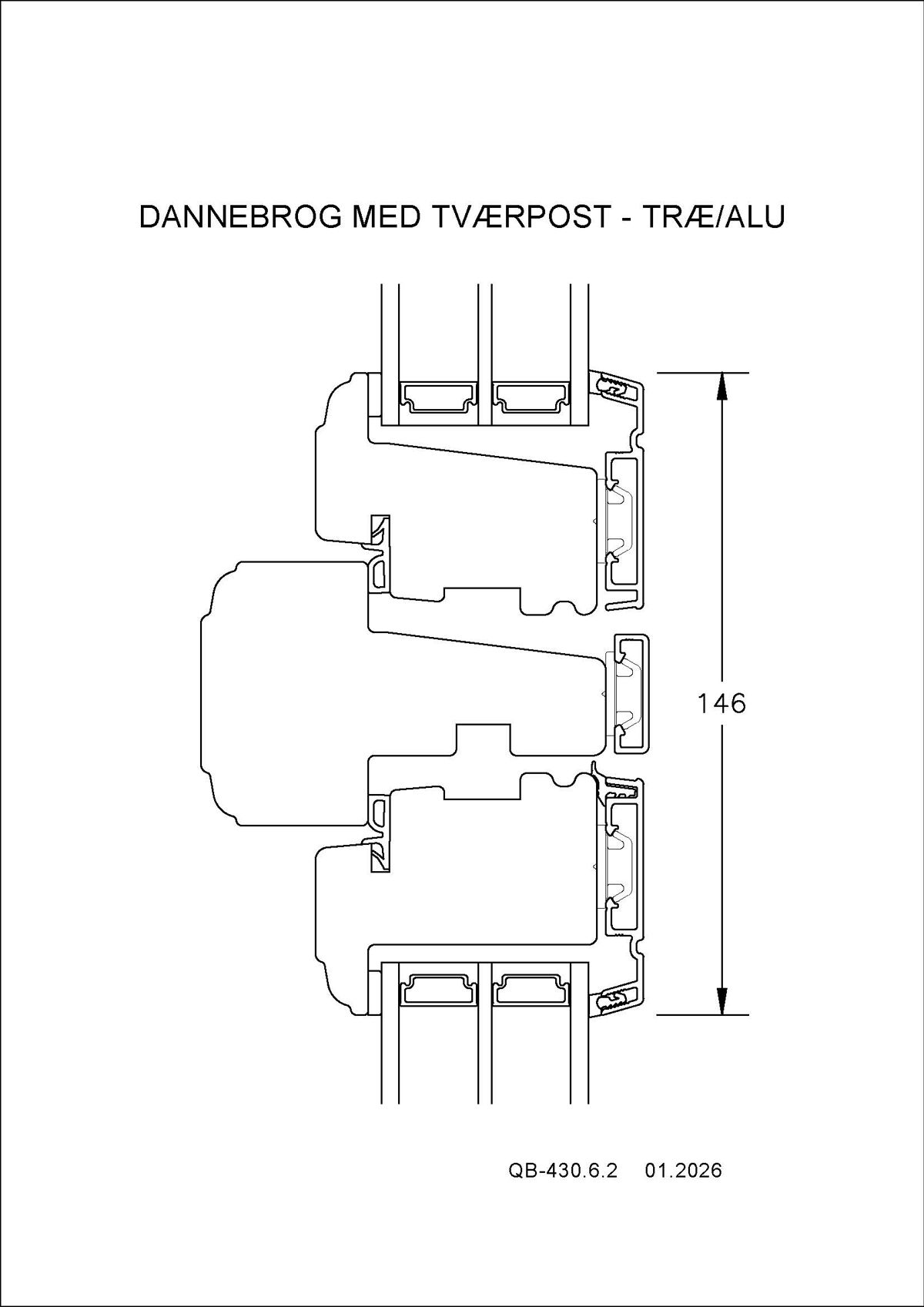 QB 430.6.2 146Mm Med Tværpost