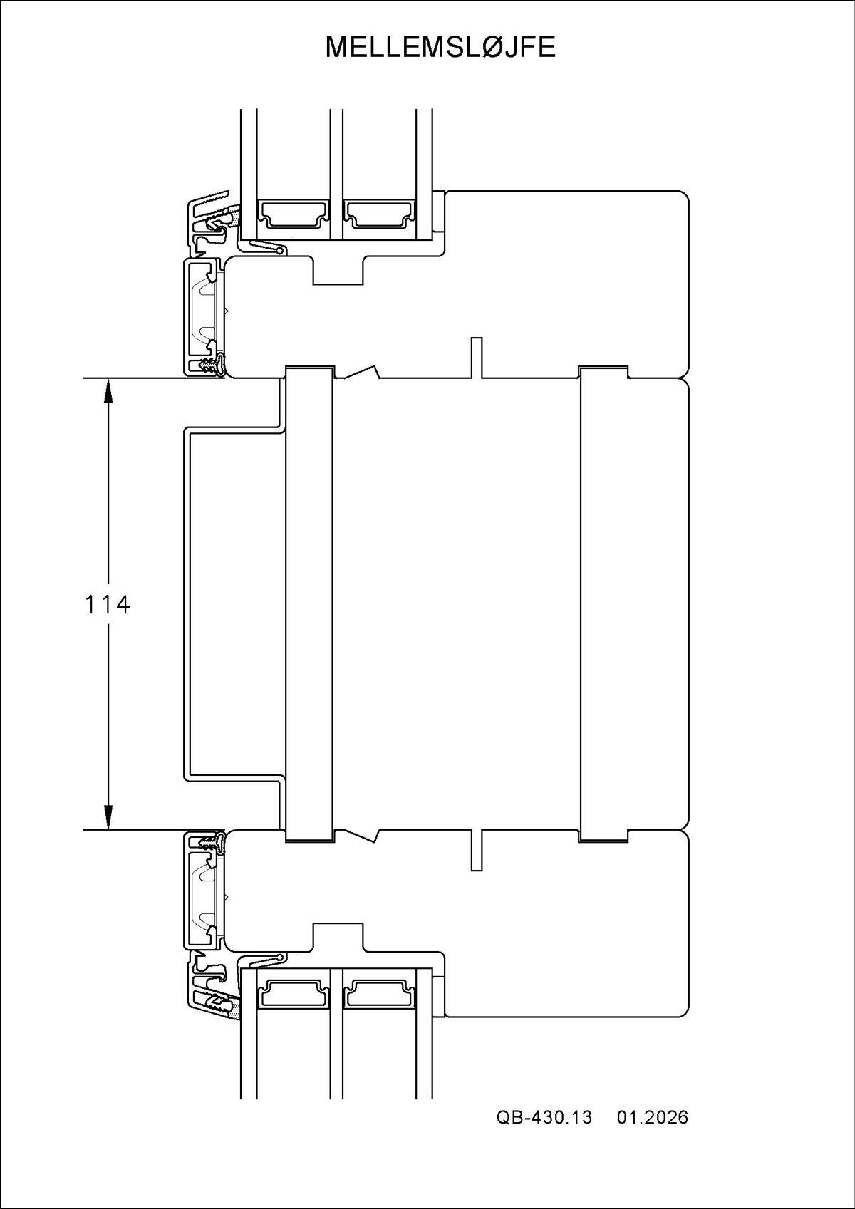 Mellemsløjfe Træ Alu Mellemsløjfe Træ Alu