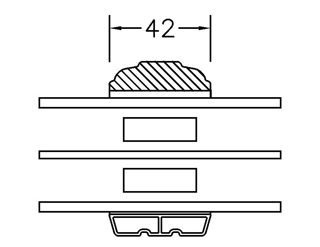 42 MM SNIT PROFIL KEHL - 3-LAGS 42 MM SNIT PROFIL KEHL - 3-LAGS