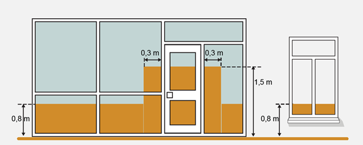 Personsikkerhedsglas Illustration