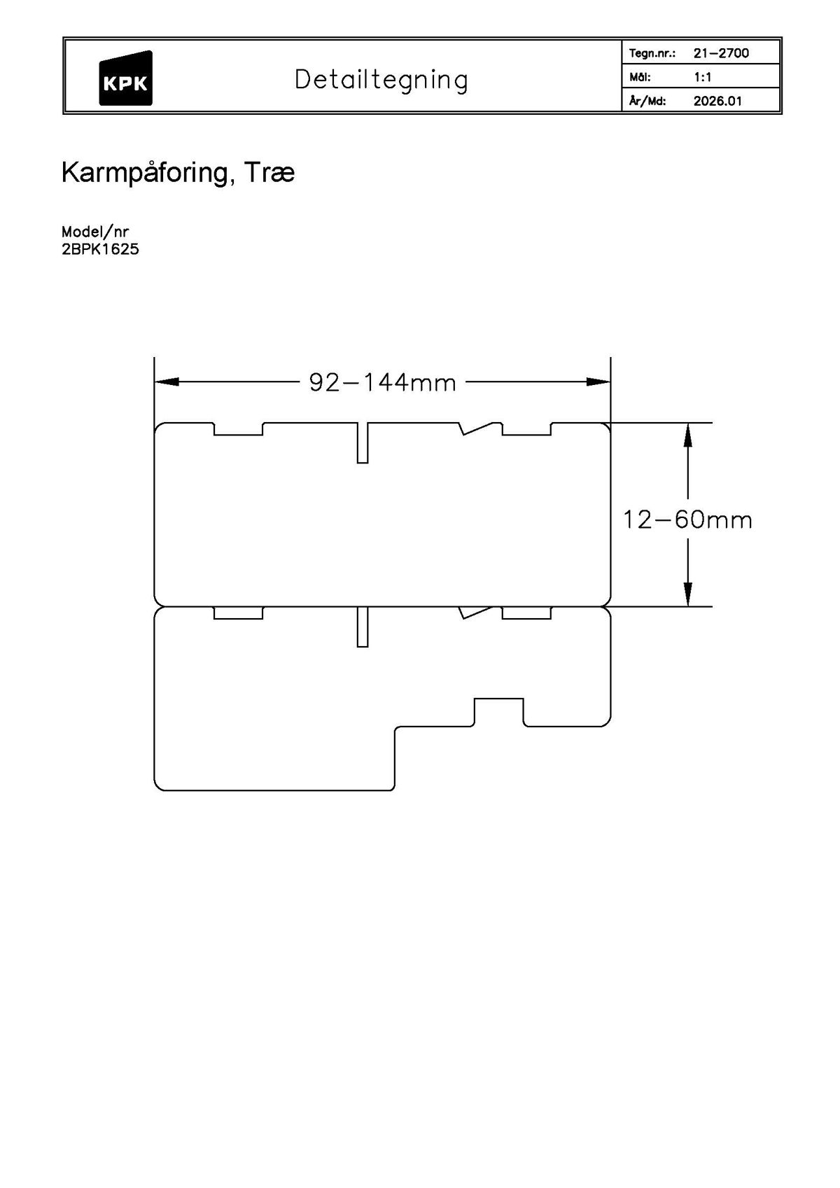21 2700 Karmpåforing Træ 21 2700 Karmpåforing Træ
