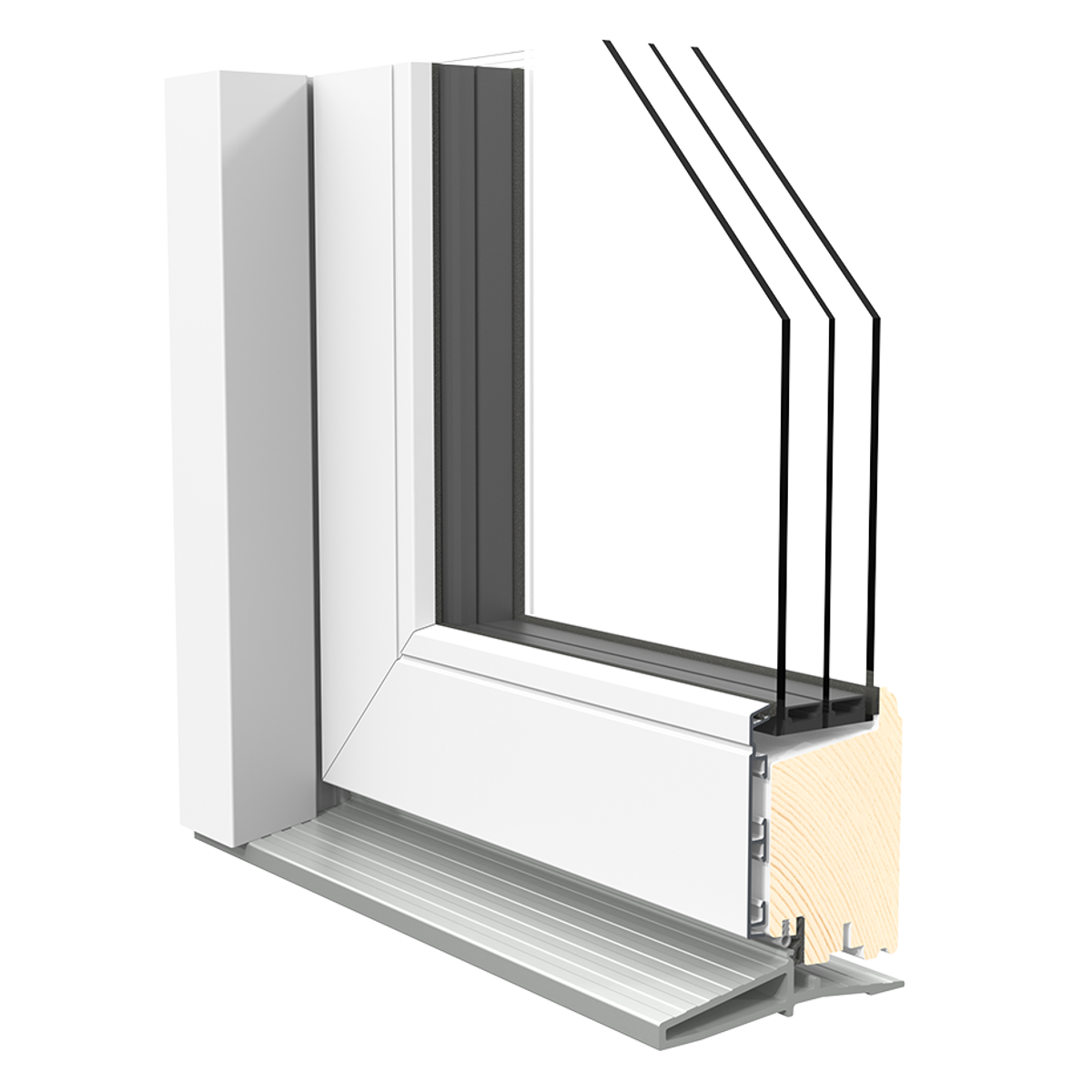 Door Section Woodalu 3 Layer 930X930