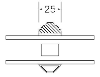 25 MM SNIT PROFIL KEHL - 2-LAGS 25 MM SNIT PROFIL KEHL - 2-LAGS