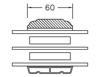 60 MM SNIT PROFIL KEHL - 3-LAGS 60 MM SNIT PROFIL KEHL - 3-LAGS
