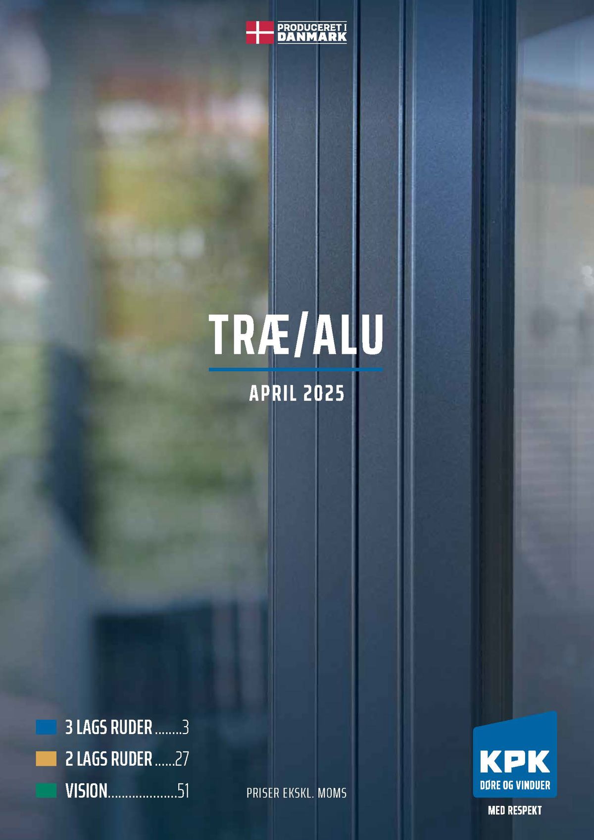 Prisliste TRÆ ALU 2025 Forside Prisliste TRÆ ALU 2025 Forside